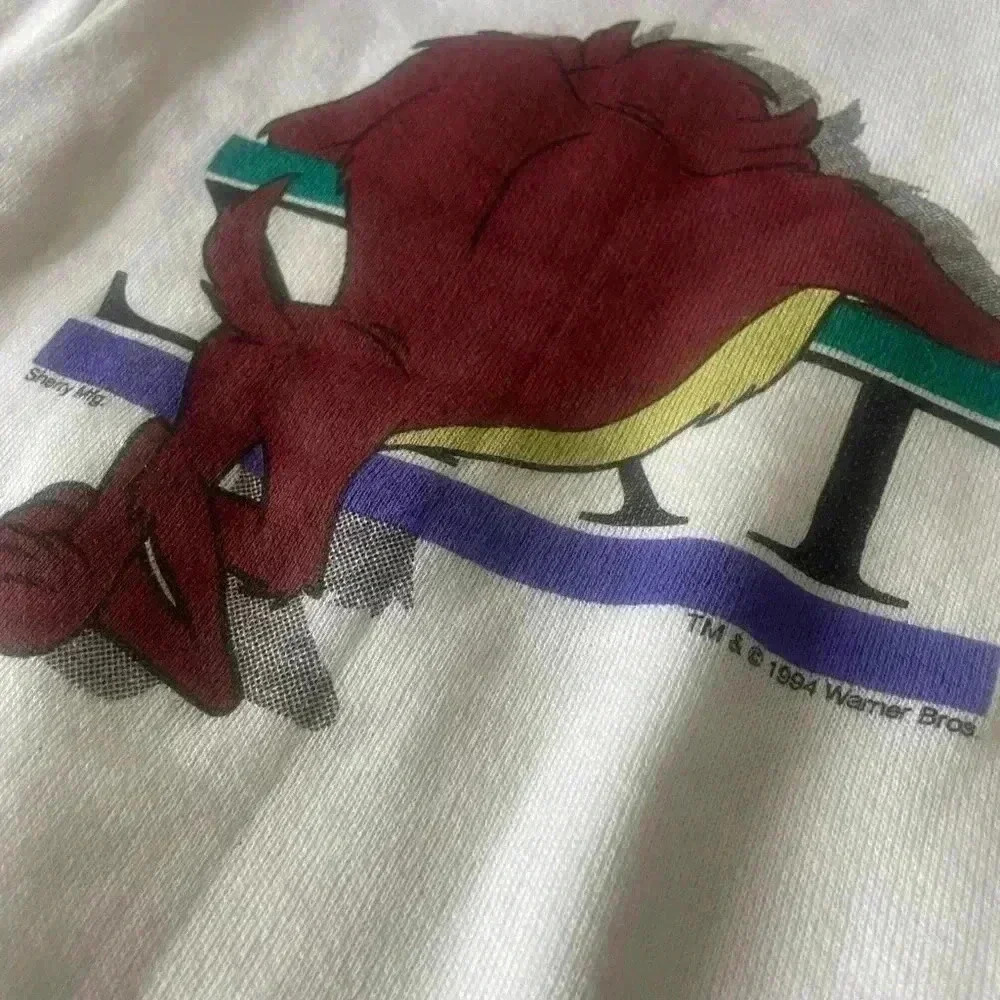 🆕Vintage Taz Looney Tunes Fleece Sweatshirt - Picture 12 of 12